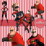 The Incredibles Digital Paper DP3534 - Digital Paper Shop