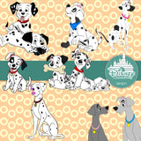 One Hundred and One Dalmatians Digital Paper DP3571 - Digital Paper Shop