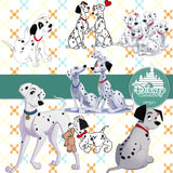 One Hundred and One Dalmatians Digital Paper DP3571 - Digital Paper Shop