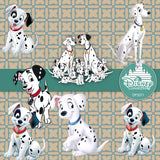 One Hundred and One Dalmatians Digital Paper DP3571 - Digital Paper Shop