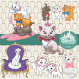 The Aristocats Digital Paper DP3574 - Digital Paper Shop