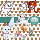 The Aristocats Digital Paper DP3574 - Digital Paper Shop