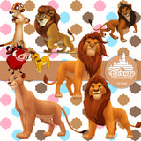 Lion King Digital Paper DP3589 - Digital Paper Shop