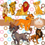 Lion King Digital Paper DP3589 - Digital Paper Shop