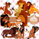 Lion King Digital Paper DP3589 - Digital Paper Shop