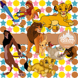 Lion King Digital Paper DP3591 - Digital Paper Shop