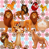 Lion King Digital Paper DP3591 - Digital Paper Shop