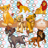 Lion King Digital Paper DP3591 - Digital Paper Shop