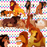 Lion King Digital Paper DP3591 - Digital Paper Shop