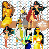 Pocahontas Digital Paper DP3594 - Digital Paper Shop