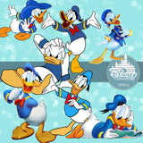 Donald Duck Digital Paper DP3616 - Digital Paper Shop