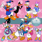 Donald Duck Digital Paper DP3616 - Digital Paper Shop