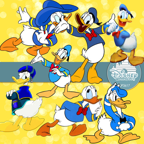 Donald Duck Digital Paper DP3617 - Digital Paper Shop