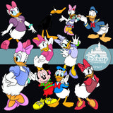 Donald Duck Digital Paper DP3617 - Digital Paper Shop