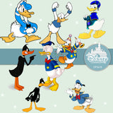 Donald Duck Digital Paper DP3618 - Digital Paper Shop