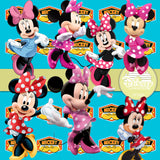 Minnie Mouse Digital Paper DP3620 - Digital Paper Shop