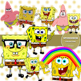 Spongebob Digital Paper DP3667 - Digital Paper Shop - 1