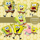 Spongebob Digital Paper DP3667 - Digital Paper Shop - 2