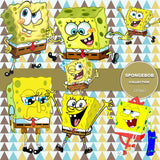 Spongebob Digital Paper DP3667 - Digital Paper Shop - 4