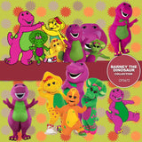 Barney The Dinosaur Digital Paper DP3672 - Digital Paper Shop - 2
