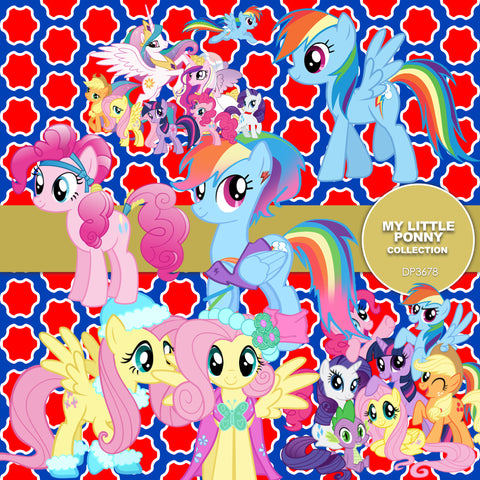 My Little Pony Digital Paper DP3678 - Digital Paper Shop - 1