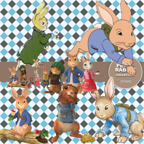 Peter Rabbit Digital Paper DP3690 - Digital Paper Shop - 1