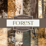 Sunny Forest Digital Paper DP3711A - Digital Paper Shop