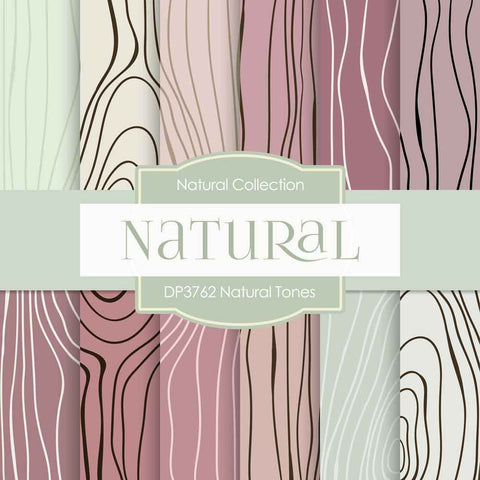 Natural Tones Digital Paper DP3762 - Digital Paper Shop