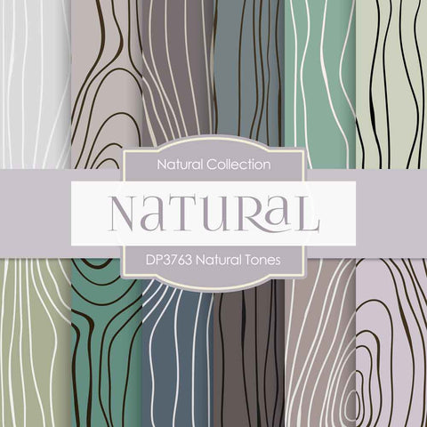 Natural Tones Digital Paper DP3763 - Digital Paper Shop