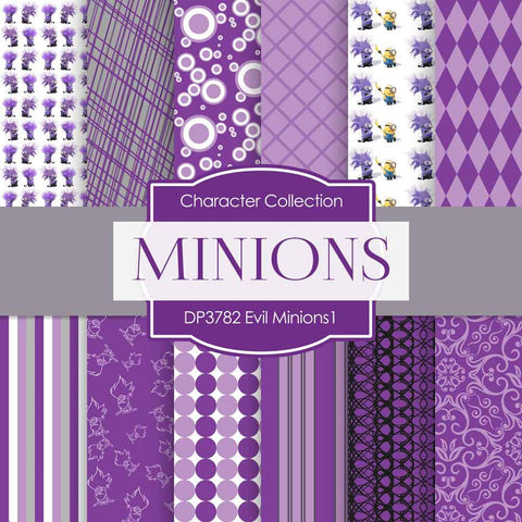 Evil Minions Digital Paper DP3782A - Digital Paper Shop