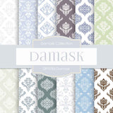 Damask Digital Paper DP3783 - Digital Paper Shop