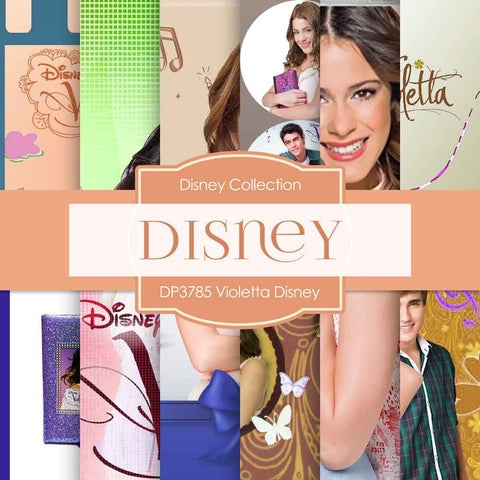 Violetta Disney Digital Paper DP3785 - Digital Paper Shop