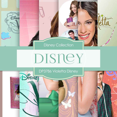 Violetta Disney Digital Paper DP3786A - Digital Paper Shop