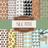 Sloth Digital Paper DP3793A - Digital Paper Shop