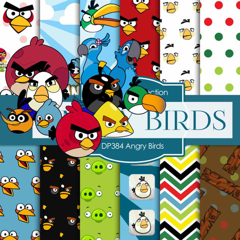 Angry Birds Digital Paper DP384 - Digital Paper Shop