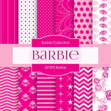 Barbie Digital Paper DP392 - Digital Paper Shop