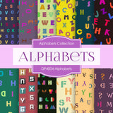Alphabets Digital Paper DP4004 - Digital Paper Shop