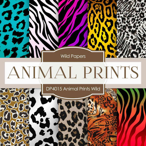 Animal Prints Wild Thing Digital Paper DP4015 - Digital Paper Shop