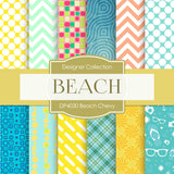 Beach Chevy Digital Paper DP4030 - Digital Paper Shop