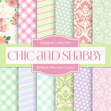 Chic and Shabby Digital Paper DP4066 - Digital Paper Shop