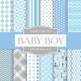 Baby Boy Digital Paper DP4130 - Digital Paper Shop