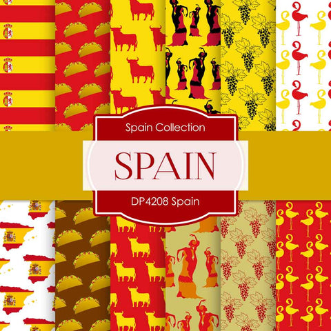 Spain Digital Paper DP4208 - Digital Paper Shop