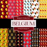 Belgium Digital Paper DP4229 - Digital Paper Shop