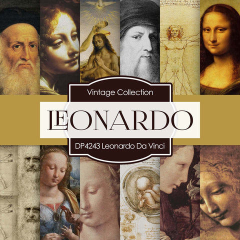 Leonardo Da Vinci Digital Paper DP4243 - Digital Paper Shop