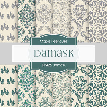 Damask Digital Paper DP425 - Digital Paper Shop