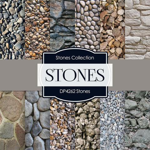 Stones Digital Paper DP4262 - Digital Paper Shop