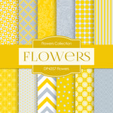 Flowers Digital Paper DP4357 - Digital Paper Shop