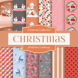 Christmas Papers Digital Paper DP4370A - Digital Paper Shop