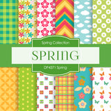 Spring Digital Paper DP4371 - Digital Paper Shop