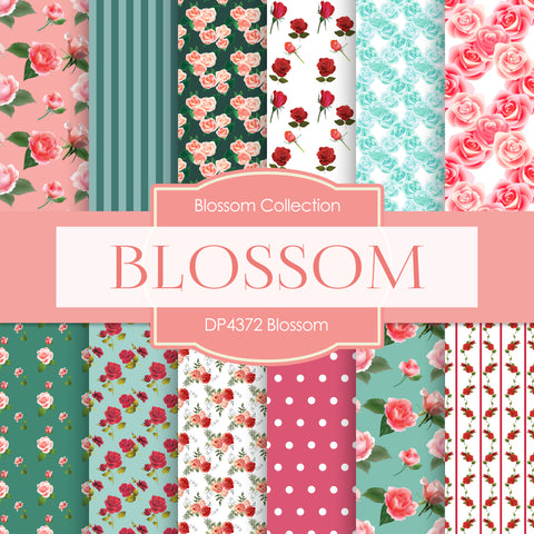Blossom Digital Paper DP4372 - Digital Paper Shop